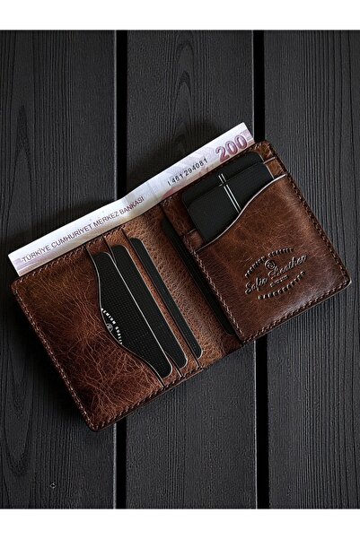 Kalkan deri Handmade Italian Leather Men's Wallet – Minimal & Stylish Design |   Sapphire Leather