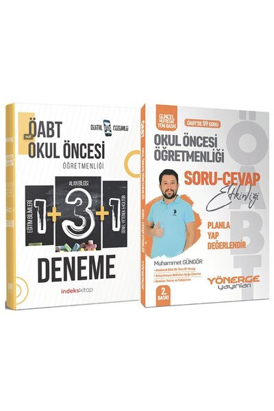 Genel Markalar SÜPER FİYAT - Yönerge ÖABT Okul Öncesi Soru Cevap + İndeks 5 D...