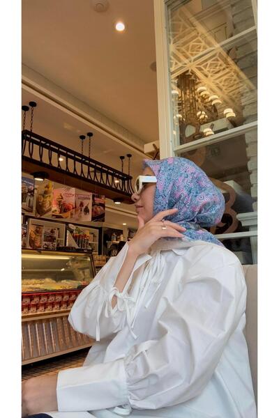 Touche Pamuklu Biyeli Gömlek Yaka Tunik Beyaz