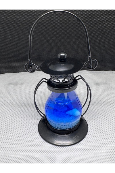 lunave Dekoratif gemici feneri jel mum,dekoratif ışıltılı şık tasarımlı gemici feneri mum