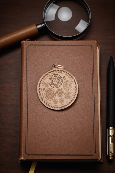 TAKI DERYASI Bakır Dua Uyumuyla Ruhunu Dengele Dualı Bakır Kolye