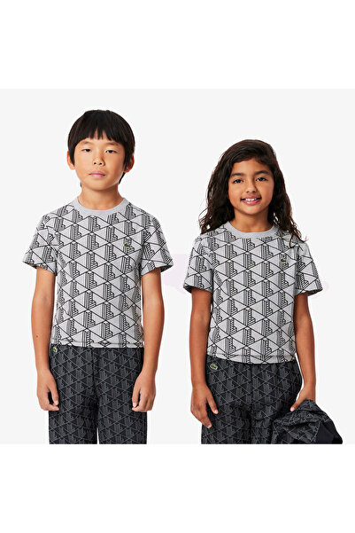 Lacoste تيشيرت قطني بطبعة مونوغرام - TJ8411-00-80P