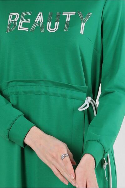 Alvina 43694 Μοντέλο Φόρεμα Φόρμας με Εκτύπωση και Συσκευασία μέσης