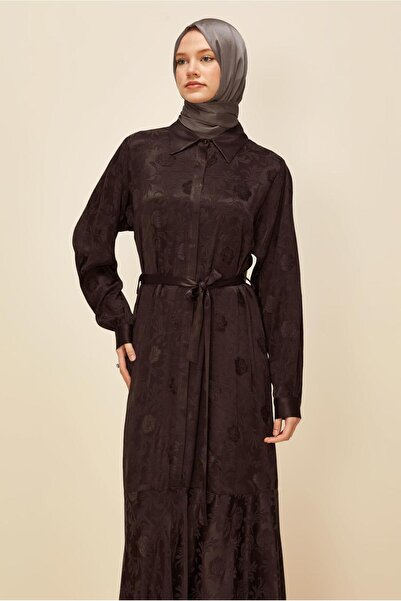 Alvina KUŞAKLI JAKAR ELBİSE 46106