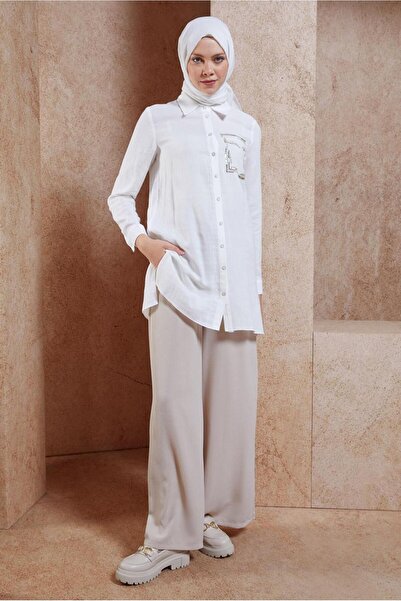 Alvina قميص قطن موسلين تونيك 44680