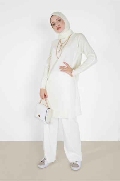 Alvina 42002 Model Classic Knitwear Tunic