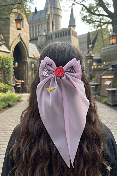 akcepazar مشبك نسائي بتصميم هاري بوتر باللون الأرجواني