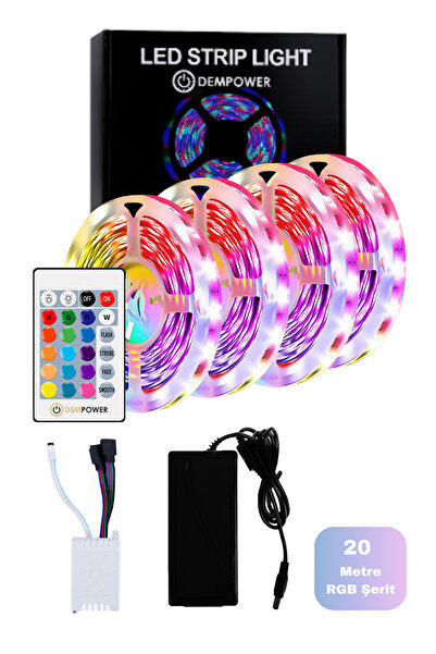 DEMPOWER DP-91 Kumandalı Şerit Led 20 Metre
