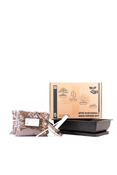 SEIKA Bonsai Kurtarma ve Saksı Değişimi Kiti No.1 - Siyah