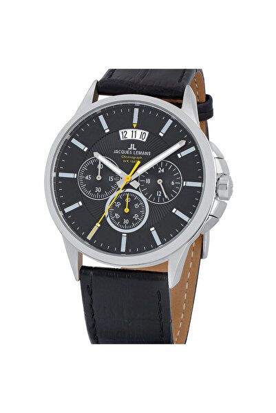 Jacques Lemans Ανδρικό Ρολόι 1-1542A, Quartz, 42mm, 10ATM