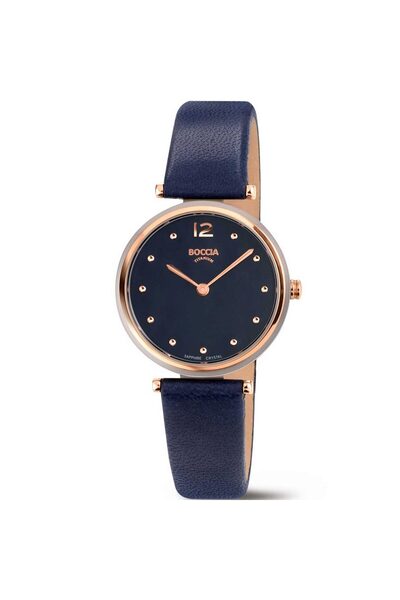 Boccia Γυναικείο ρολόι Boccia 3349-02, Quartz, 30mm, 5ATM