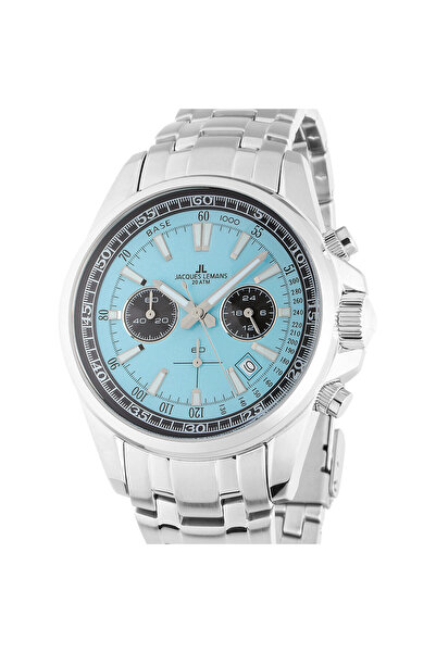 Jacques Lemans Ανδρικό Ρολόι 1-2117ZB, Quartz, 44mm, 20ATM