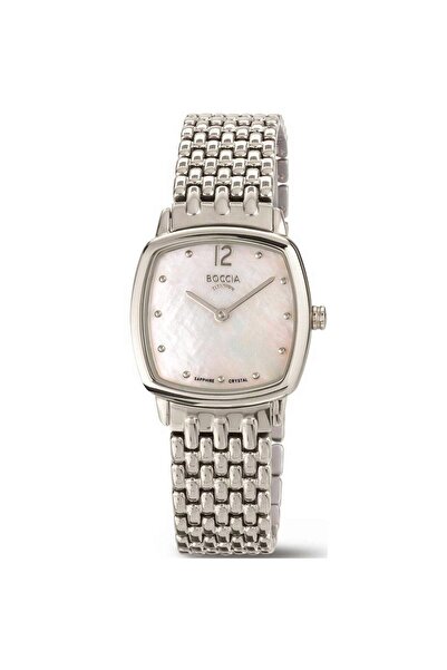 Boccia Γυναικείο ρολόι Boccia 3353-01, Quartz, 25mm, 5ATM