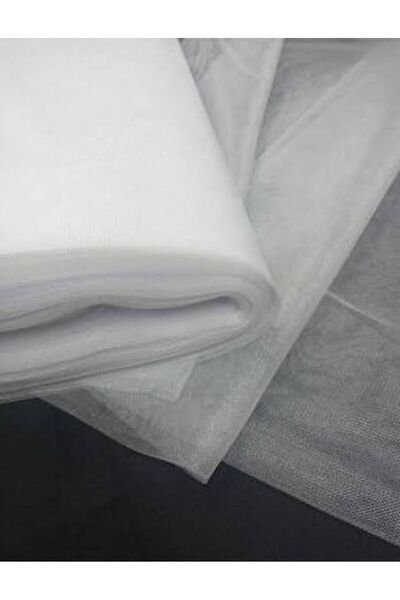 Zanzibar Kristal Tül, Bohça Ve Tepsi Beyaz Süsleme Tülü, 100*300 cm