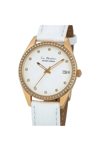 Jacques Lemans Γυναικείο Ρολόι Jacques Lemans LP-133D, Quartz, 35mm, 10ATM