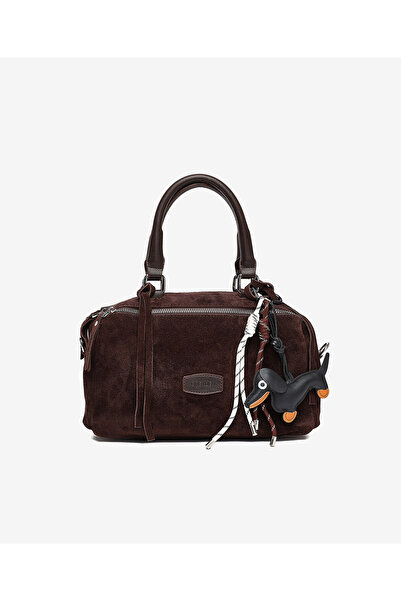 Greyder Kadın Kahverengi Hakiki Deri Çapraz Çanta 5K2CN69751