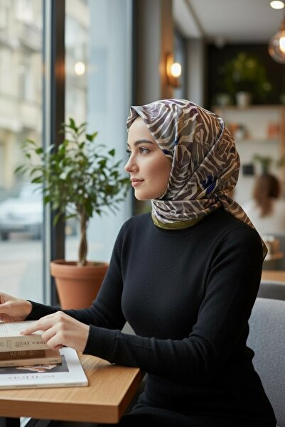 Onur Κασκόλ - Γυναικείο βαμβακερό κασκόλ με σχέδιο ζέβρας, πολύχρωμο, απαλό κασκόλ, άνετο στη χρήση, Fashion Store