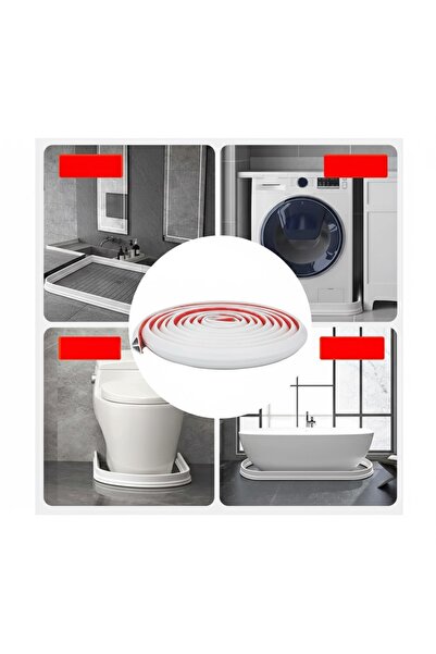 Genel Markalar Duş, Kapı Eşiği, Tezgah Üstü Su Bariyeri  Sızdırmaz Yapışkanlı...