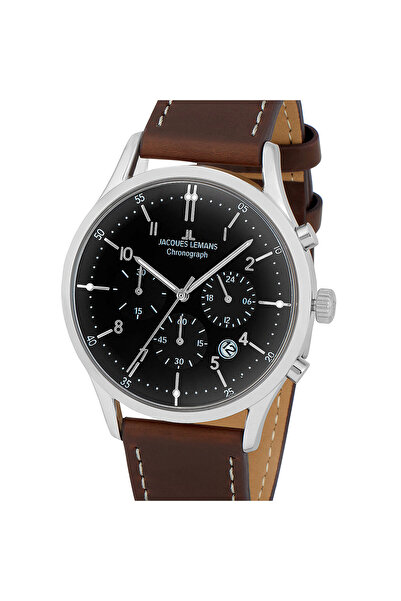 Jacques Lemans Ceas bărbătesc Jacques Lemans 1-2068M, cuarț, 41mm, 5ATM