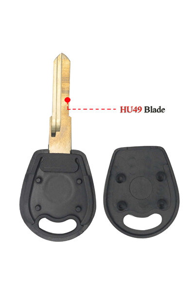 Choice HU49 jingyuqin 10pcs/lot For VW Transponder Key Shell Case Car Key Blank for Passat B5 Voayage Golf