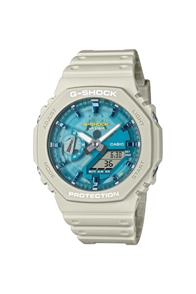 Casio Ceas bărbătesc GA-2100AS-5AER, cuarț, 45mm, 20ATM