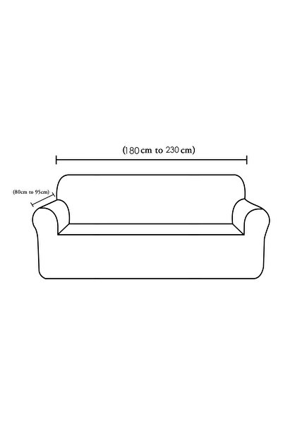 BTF HOME Jakarli 3kişilik Koltuk Örtüsü , Çekyat Kanepe Kılıfı (ÜRÜN İÇERİĞİ 1ADET) koltuk kılıfı