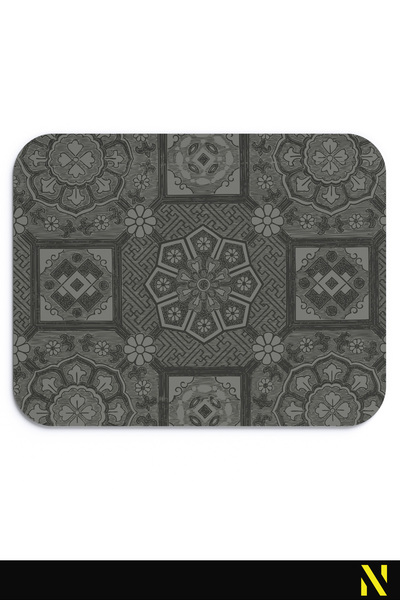 nilizma Ергономична подложка за мишка с шарки, неплъзгаща се основа, за дома и офиса