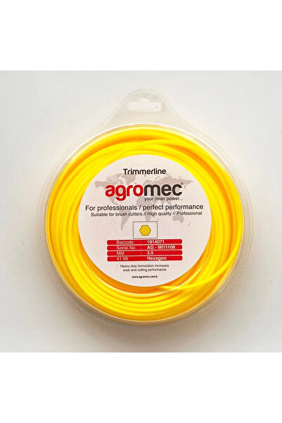 AGROMEC 3.50mm 41 mt Altı Köşe Motorlu Tırpan Misinası