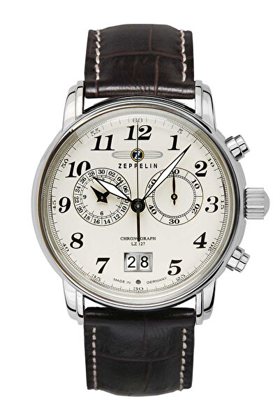 Zeppelin Ceas bărbătesc 7684-5, cuarț, 41mm, 5ATM