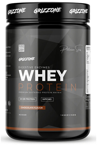 GRIZZONE WHEY PROTEIN PRO WPC80 420 GR 14 SERVIS CHOCOLATE AROMALI