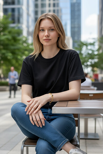 Güler Kuyumculuk Altın Nazar Boncuklu Künye-bileklik