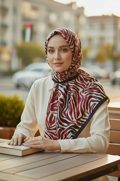 Onur Κασκόλ - Γυναικείο βαμβακερό κασκόλ με σχέδιο ζέβρας, πολύχρωμο, μαλακό κασκόλ, άνετο στη χρήση, προϊόν μόδας, κατάστημα μόδας