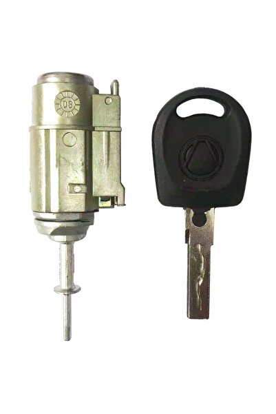 TECHSTAR Încuietoare cilindrică ușă stânga față cu cheie, compatibilă cu Audi A6 C5 / Allroad / S6 1997