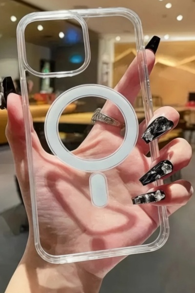 ProNorth Iphone 11 Uyumlu Kılıf Magsafe Köşe Korumalı Vakumlu Sert Silikon Kapak