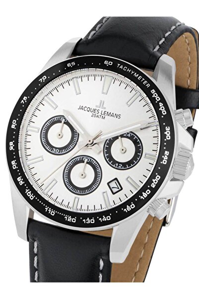 Jacques Lemans Ceas bărbătesc Jacques Lemans 1-1877B, cuarț, 40mm, 20ATM