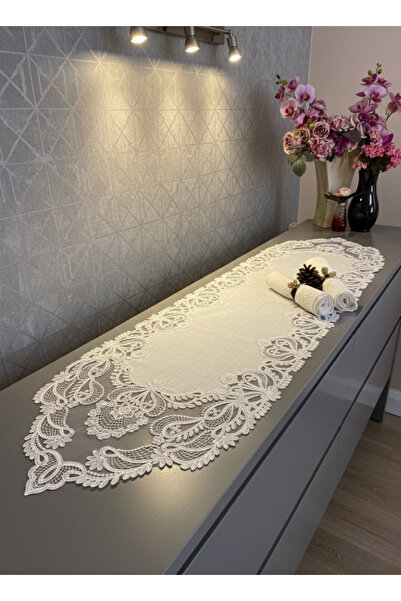 Valora Concept Runner lung din lenjerie model delicat din dantelă franceză Ga...