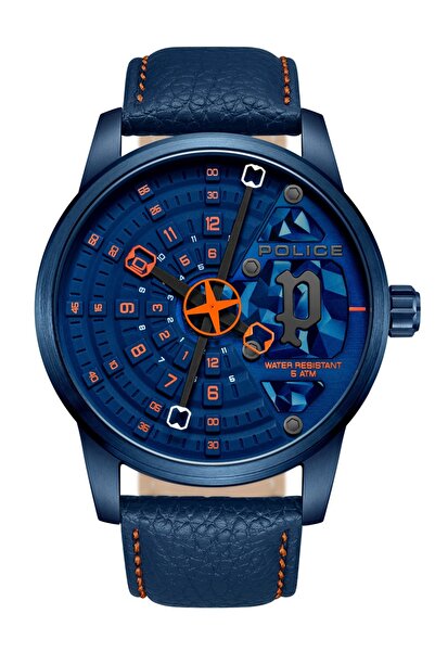 Police Ceas bărbătesc Police PEWJA0022102, cuarț, 46mm, 5ATM