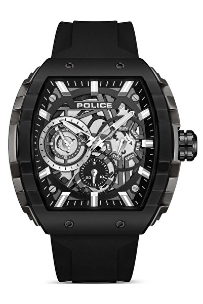 Police Ceas bărbătesc Police PEWGQ0063001, cuarț, 45mm, 5ATM