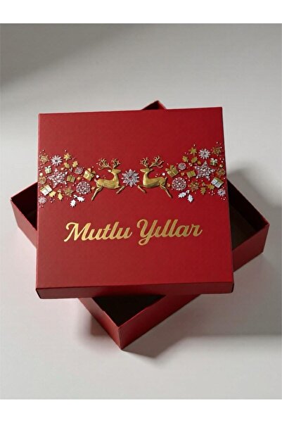 Mika Packing Yılbaşı Hediye Kutusu, 25x25x12 Ölçülerinde Çok Şık ve Zarif. Ür...