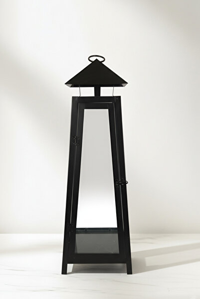 Desen Dekorasyon Eliza Metal Mumluk Şamdan - Askılı Cam Panelli Dekoratif 60 ...