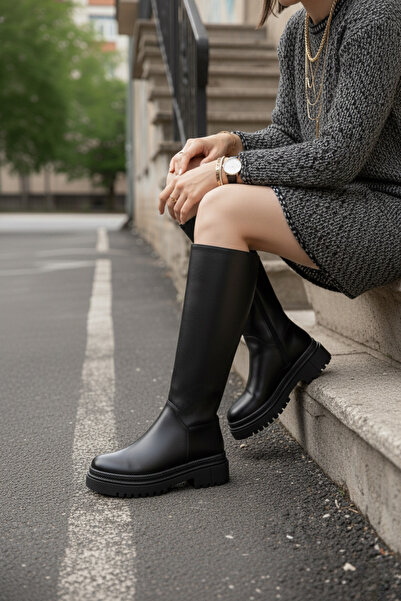 NOVELLAM SHOES Γυναικείες μπότες Luunnaa αδιάβροχες με ραμμένη θερμοσόλα