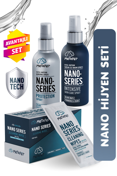 Kedi Nano Bakım Ve Sağlık Ürünleri Seti, Temizleme, Yara Ve Cilt Bakım Havlusu Islak Mendili