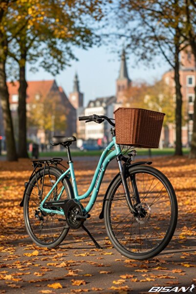 Bisan CTX 6300 28 Jant Şehir Bisikleti 46 cm Alüminyum Kadro Mekanik Disk Fre...