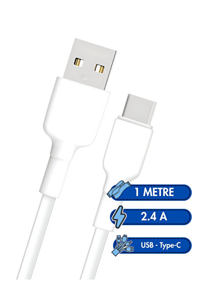 Milat Tech 100cm 2.4A USB Tip-C Şarj Kablosu - K560
