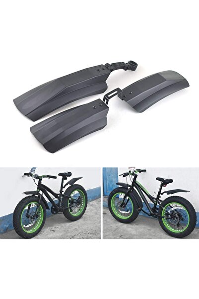 Asroya Plastik Ön Arka Bisiklet Geniş Çamurluk Seti 20-29 Jant E-bike / Fat B...
