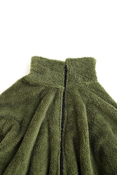 İnsane Minds Men's Plush Jacket Thick Oversize Zipped