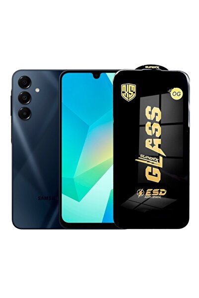 Flippy Protector de ecran pentru Samsung Galaxy A16 - sticlă securizată ESD de 0,35 mm, margini negre, anti-zgârieturi