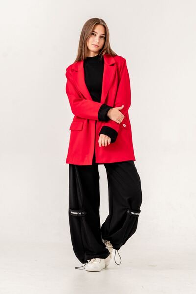 HAUSEkids 9-15 Yaş Royal Premium Kız Çocuk Takım -Kırmızı/Siyah-