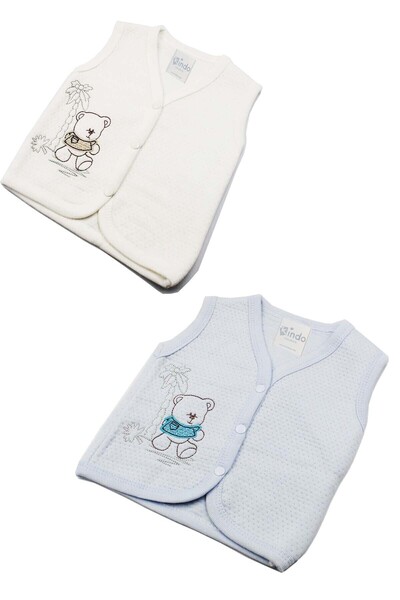 Kindo Baby Baby Boy And Girl Quilted Combed Cotton Anti-Sweat Vest 0/6 Months-6/12months-12/18 Months