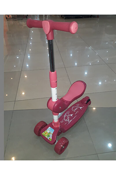 Cool Wheels سكوتر تويست مضاء بعجلات برتقالية رائعة